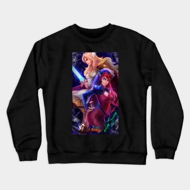 We Must be Strong! - She-Ra & Catra Crewneck Sweatshirt by Cyan-Orange